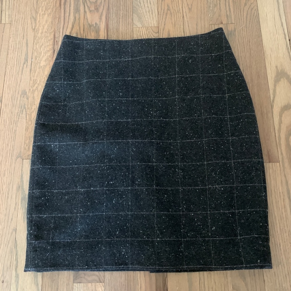 Banana Republic Gray Wool Skirt